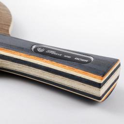 Raquete de tênis de mesa placa inferior 5 camadas lâmina pong paddle alça longa ébano dalbergia tênis de mesa lâmina bat - Image 3