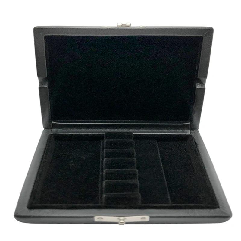 G92f 6 suporte palhetas oboé forte proteção e umidade caixa palhetas couro pu - Image 1