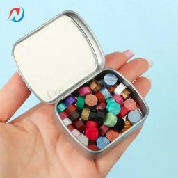 Metal portátil Dobrável Latas vazias com tampa, Mini caixa de lata, Candy Pill Cases, Home Organizer, 2.3x1.8x0.6 Polegada, 10pcs - Image 4