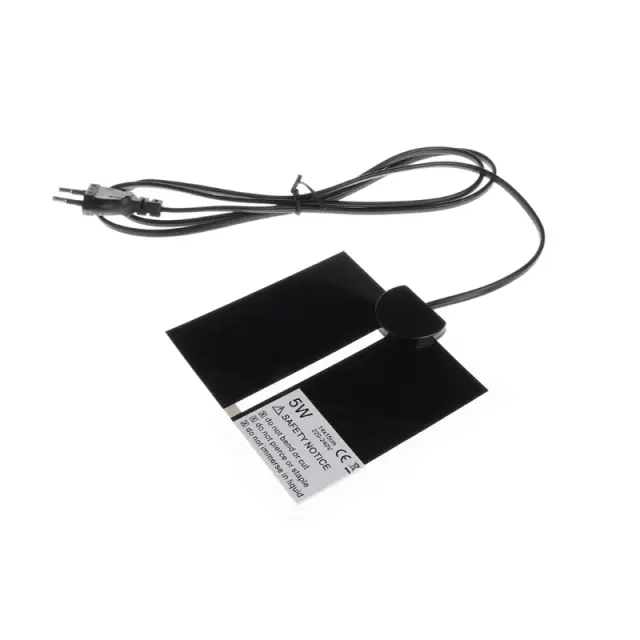 Tapete Aquecedor Multiuso para Répteis e Anfíbios 25,6''x11'' - Ideal para Terrários