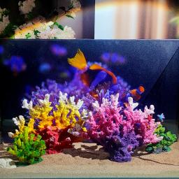 Pequenas plantas corais artificiais para aquário, ornamentos coloridos para aquário, acessórios de decoração, presentes, 1pc - Image 2