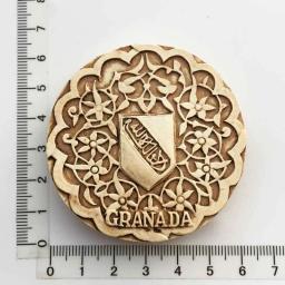 Ímãs magnéticos de geladeira para lembrança, lembrança de turismo, presentes para decoração de cozinha, artesanato para Gijon, MOOTYM, Alhambra, Espanha Turismo - Image 3