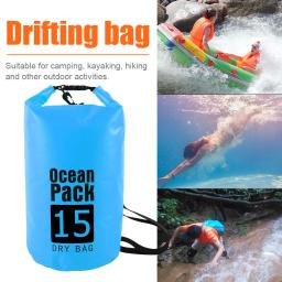 Saco seco impermeável para vela, canoagem, passeios de barco, natação, rafting, caiaque, rio, trekking, flutuação, passeios de barco, 2 L, 3 L, 5L, 10 L, 15L - Image 3