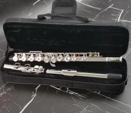 Miwayer-Flauta transversal profissional com caixa, 16 furos abertos fechados, tecla C, concerto instrumento musical, pano de limpeza, luva - Image 6