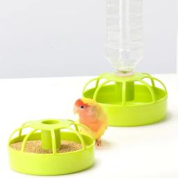 Alimentador automático de grande capacidade, alimento aquático para pássaros de estimação, papagaios, estorninhos, galinhas, hamsters, acessórios alimentadores de pássaros, 1pc - Image 3