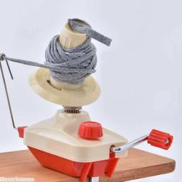 Enrolador Manual De Fios Operado À Mão, Máquina De Enrolamento De Lã De Fibra Portátil Pequena Em Casa, Para Fabricação De Bolas De Linha De Fio De Algodão - Image 4