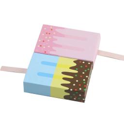 Caixa para lembrancinhas de festa de aniversário infantil, caixa de sorvetes e biscoitos de aniversário, chá de bebê, caixa de doces para crianças com 10 peças - Image 4