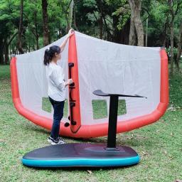 Hidrofoil carbono alumínio windsurf folha inflável asa surf sup pipa vento surfista prancha vela - Image 1