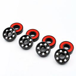 Rolamento de esferas cerâmico híbrido, 8/16 peças, 608 2rs, 8*22*7mm, alta velocidade, patins, roda de skate, rolamentos de longboard em miniatura - Image 5