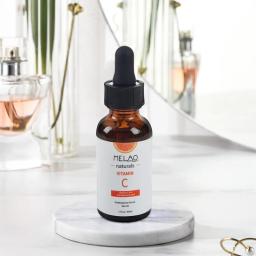 MELAO Soro Natural de Vitamina C para Rosto Soro Facial Tópico Antienvelhecimento Orgânico, 20% Vitamina C + E 30ML - Image 5