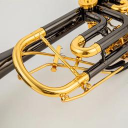 Áustria Schagerl trompete Bb, válvula rotativa, tipo B plana bronze, chave plana, trompete profissional, instrumentos musicais - Image 4