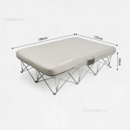 Criativo dormitório duplo dobrável camas casa almoço quebrar cama artefato simples móveis da sala de estar cama acampamento com saco armazenamento g - Image 6