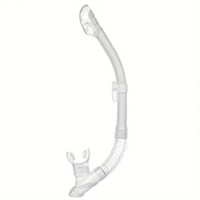 Snorkel Antirespingo para Mergulho a Seco com Válvula Superior para Mergulho Flutuante e Natação