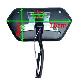 Painel de bicicleta elétrica com display LED, medidor universal, odômetro, velocímetro, scooter, scooter, DJI, 48V, 60V, 72V - Image 3