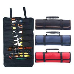 Bolsa de ferramentas multifunções, Bolsas de ferramentas, Oxford Cloth, Folding Wrench Bag, Handheld Tool Roll Storage, Estojo portátil, Ferramentas Pouch - Image 1