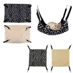 Hammock De Algodão Para Animais De Estimação, Furões De Rato, Cobaia, Cama Suspensa Para Gatos, Roedores, Hamster, Suprimentos Para Animais, Designer - Image 2