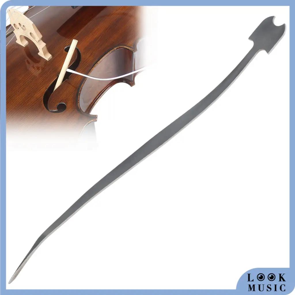 Violoncelo som post setter vertical coluna de aço inoxidável gancho ferramenta cordas instrumento parte acessórios - Image 1