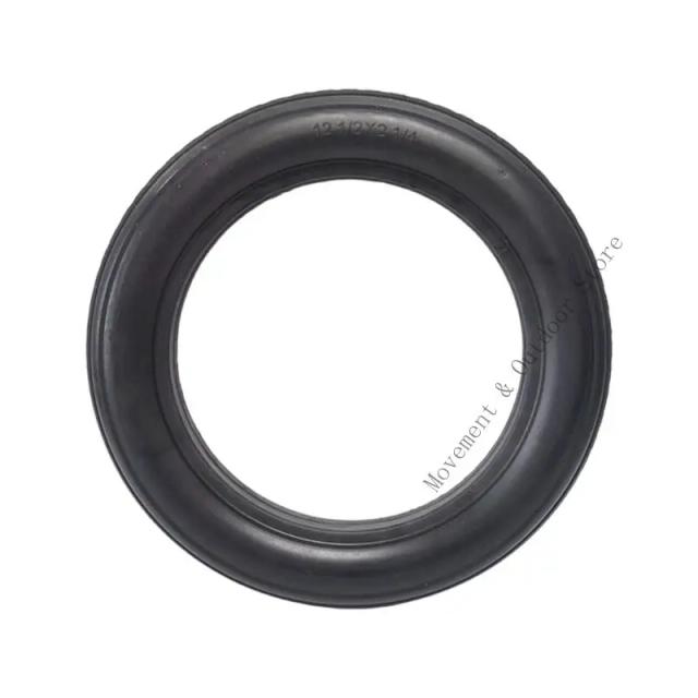 T4MF Pneus Sólidos 12 polegadas Bicicleta Elétrica Anti-Furo Poliuretano Resistente Aderência Superior