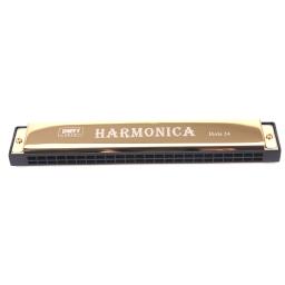 Gaita profissional 24 buracos, gaita metálica para iniciantes, instrumentos musicais, harpa harmônio, 1 pç - Image 4