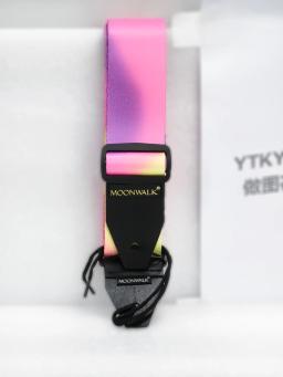 MOONWALK correias de guitarra correia larga com estampa estilosa e comprimento ajustável juntas de couro para guitarra, guitarra elétrica e baixo - Image 3
