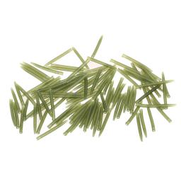 30/50/100 pçs 54mm mangas de borracha anti emaranhado conectar com gancho de pesca carpa equipamentos de pesca grossa acessórios de pesca ao ar livre - Image 2