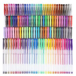 Canetas Gel para Adulto, Conjunto de Desenho, Scrapbook, Purpurina, Neon, Pastel, Metálico, Dicas Finas, Caneta Esferográfica, 100 Cores - Image 1