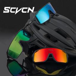 SCVCN-Óculos de ciclismo para homens e mulheres, óculos de sol, óculos, esportes, MTB, óculos ao ar livre, bicicleta, multi color, equitação, UV400 - Image 5