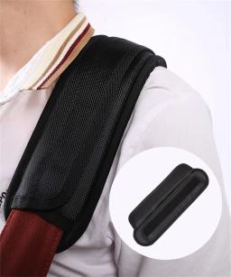 Anti-deslizamento alça de guitarra acolchoada almofada de ombro ajustável durável acolchoado para viagens mochila coxim correias guitarras acessórios - Image 6