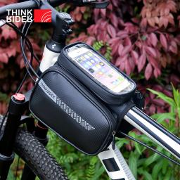 ThinkRider-Rainproof Touch Screen Saco de Bicicleta, Telefone, Tubo Top Bag, MTB, Quadro Road Bike, Frente Saddle Bag, Pannier, Acessórios de bicicleta - Image 1