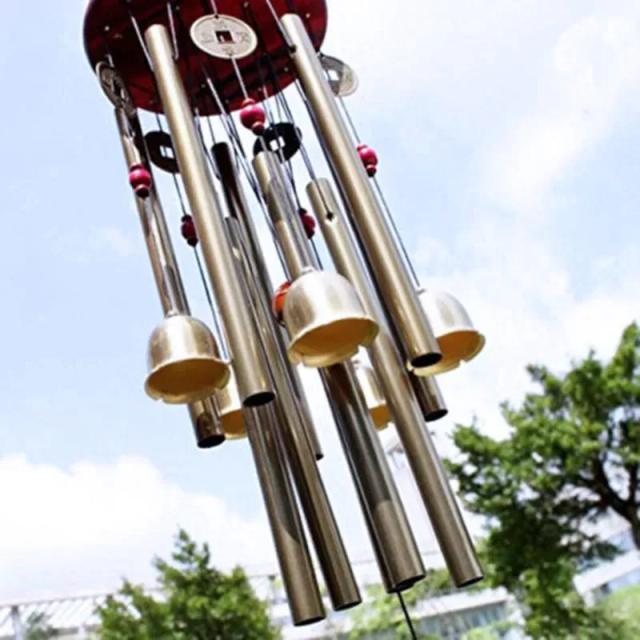 Sinos de Metal para Jardim: Criativos Tubos de Carrilhão de Vento para Decoração ao Ar Livre