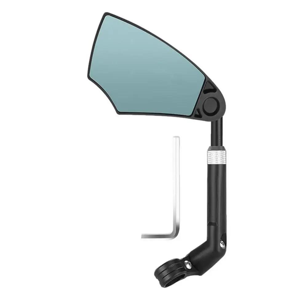 Anti-reflexo bicicleta espelho retrovisor, guidão espelho, espelho de tornozelo ajustável, ângulo de 360 °, apto para bicicleta, 0-1.97in - Image 1