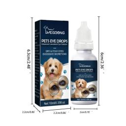 Universal Pet Eye Drops, Cães eficazes Dirt Drops, Eliminar a gota, Secura ocular, Gatos Higiene, Produtos limpos - Image 6