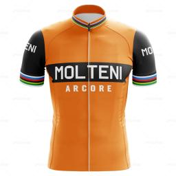 Camisa de ciclismo da bicicleta dos homens respirável manga curta verão amarelo fábrica vendas diretas conjunto roupas homem ciclismo maillot - Image 6