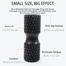 42cm epp diamante fitness yoga coluna rolo de espuma pilates ginásio exercício volta perna braço muscular relaxante massagem yoga bloco acessórios - Image 2
