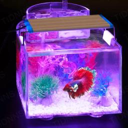 Super Slim LED Iluminação do aquário, RGB Aquatic Plant Light, extensível clipe impermeável para aquário, luzes coloridas, 18-58cm, 90-260V - Image 4