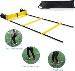 Equipamento De Escada De Agilidade Correias De Nylon Para Treinamento De Velocidade E Esportes, Treinamento De Futebol De Flexibilidade, Escada De Energia - Image 3