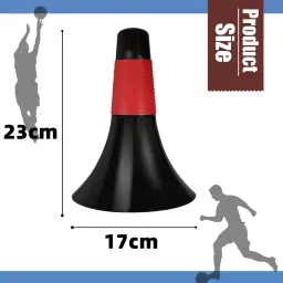 Cones de Treinamento Agility, Speed Grab Brocas, Marker Cone, Durável, Flexível, Material ABS, Run Cone, Futebol, Futebol, Basquete, 23cm, 5Pcs - Image 6