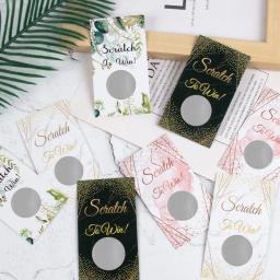 Criativo Scratch Card Game Props, Gênero Revelar Adesivo, Baby Shower, Fontes de Festa de Aniversário, 24Pcs, Conjunto - Image 2