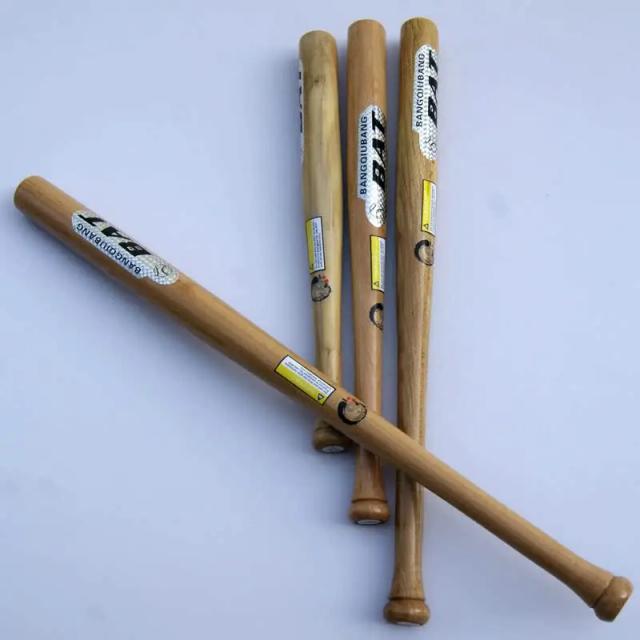 Bate de Baseball e Softball de Madeira de 54cm para Autodefesa e Esportes ao Ar Livre com Frete Grátis