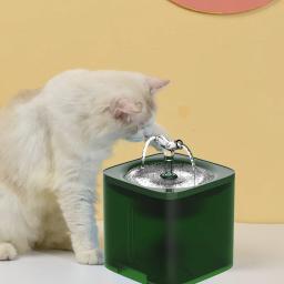 Pet automático fonte de água para o gato, mudo filtro dispensador, alimentador inteligente, tigela, sensor de movimento, gatinho, cachorro, cão suprimentos, 2L - Image 6