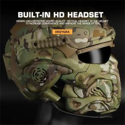 Erqygra capacete tático assalto airsoft acessórios paintball caça esporte ao ar livre equipamentos de segurança treinamento tiro protetor - Image 2