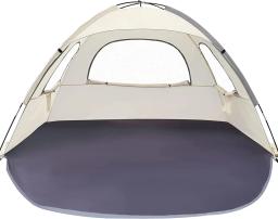 Toldo portátil multi-pessoa para acampamento ao ar livre e festa, proteção solar casual, barraca de praia respirável, tamanho 210x140x115cm - Image 5