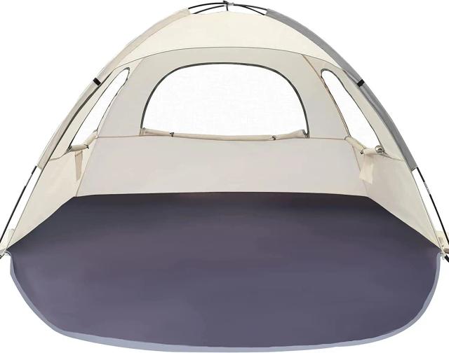 Toldo Portátil Multiuso para Acampamento e Festa - Proteção Solar e Barraca de Praia Respirável 210x140x115cm