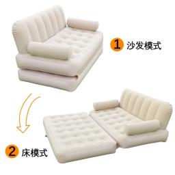 Sofá-cama preguiçoso inflável ao ar livre, bomba elétrica Inflation, colchão de ar dobrável para acampar - Image 4