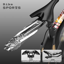 Alta resistência para-lamas traseiro bicicleta, Quick-Release, pára-lamas para Mountain e Road Bikes, bicicleta Ciclismo Acessório, 2024 - Image 5