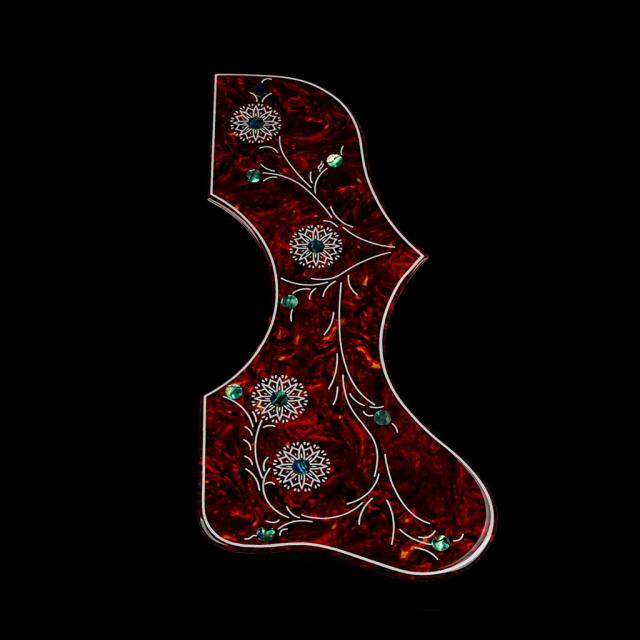 Guitarra Acústica com Pickguard de Abalone em Forma de Flor - Acessórios e Peças de 2.5mm de Espessura