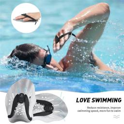 Luvas De Treinamento De Natação De Webbed Aquático, Pás De Mão, Pá De Treinamento De Natação Aquática - Image 2