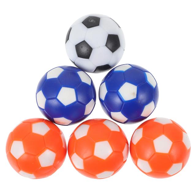 Bolas de Matraquilhos 9 Peças 28mm HIPS Coloridas para Jogo de Futebol de Mesa