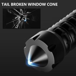 Auto-defesa lanterna impermeável, Super brilhante para emergência, Equipamento anti-motim, Lanterna Baton Telescópico Recarregável - Image 3