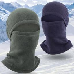 Balaclava de lã térmica para homens e mulheres, máscara facial completa, aquecedor de pescoço, motocicleta, capô de ciclismo, forro, esportes, corrida, inverno, novo - Image 2